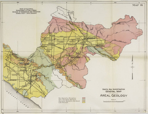 Santa Ana investigation. Flood control and conservation, map 14