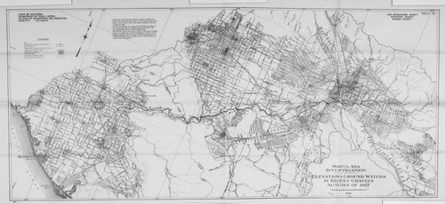 Santa Ana investigation. Flood control and conservation, map 8