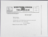 Telegram from J. E. Phillips to Fresno Hotel, 1923-10-22