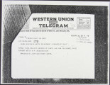 Telegram to William Mulholland, 1923-05-25