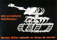 Não ao exército profissional