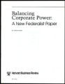 Charles Handy paper on federalism in organizations