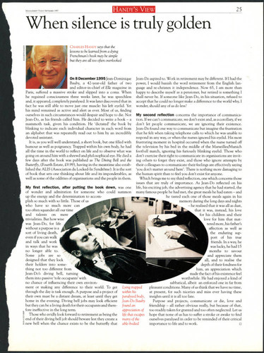 Charles Handy article on valuing work and relationships