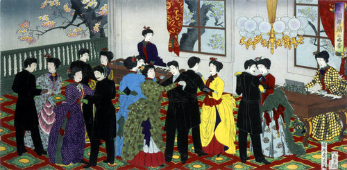 A glimpse of dignitaries dancing — Calisphere