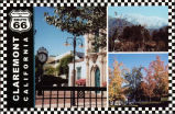 Postcard of Historic Route 66 Claremont, CA