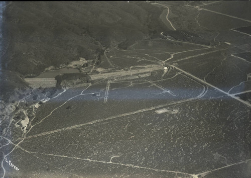 Aerial view of Thompson Creek Dam