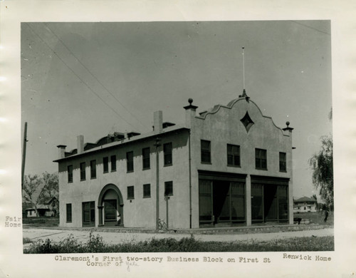 Two story business block