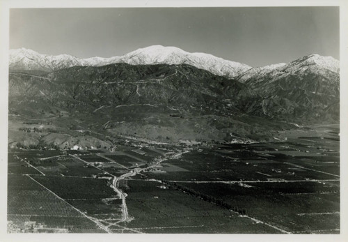 Aerial view of Mt. Baldy