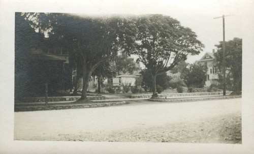 Residential street in Claremont