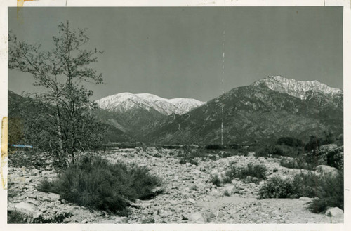 Mt. Baldy and wash