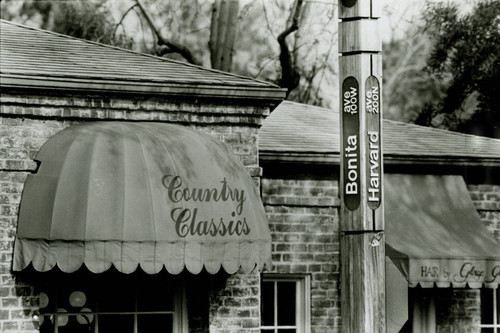 Corner of Bonita and Harvard Avenues