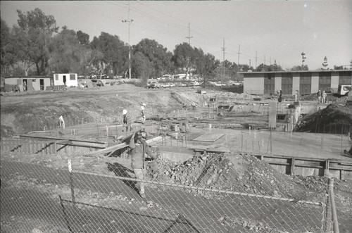 Marks Hall construction, Harvey Mudd College