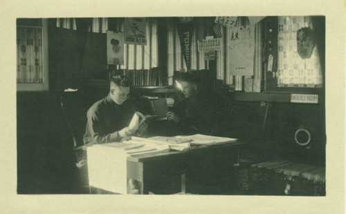 Dorm room inside Smiley Hall, Pomona College