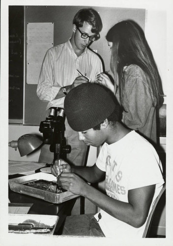 Science students, Scripps College