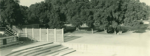 Greek Theater stage right, Pomona College