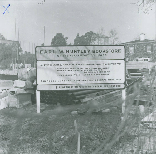 Huntley Bookstore Construction, Claremont University Consortium