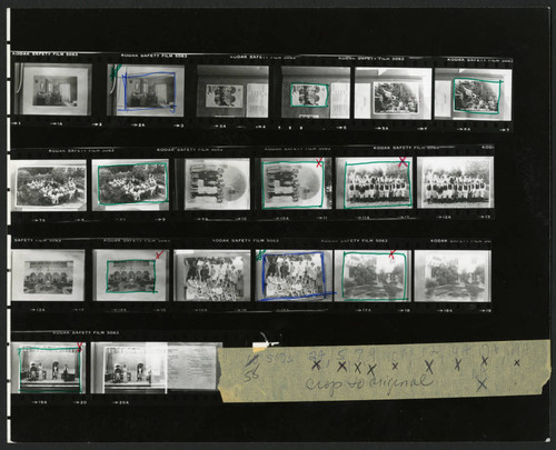 Ada Hatch's contact sheet, Scripps College