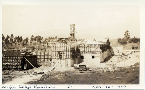 "Scripps College Dormitory - April 13, 1927"