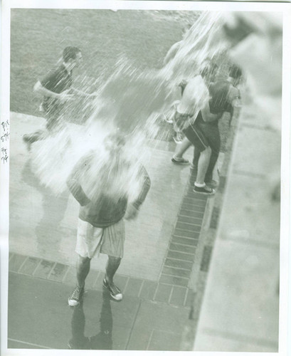 Water fight, Harvey Mudd College