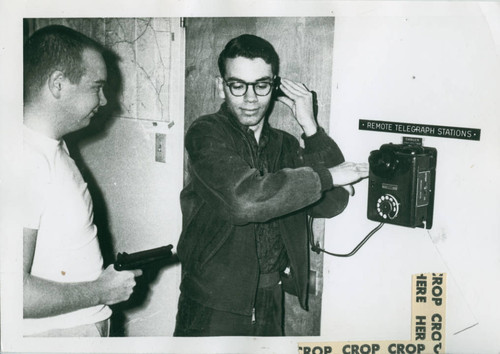 Telephone hold-up, Harvey Mudd College