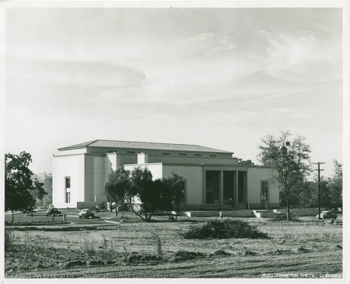 Newly constructed Honnold Library