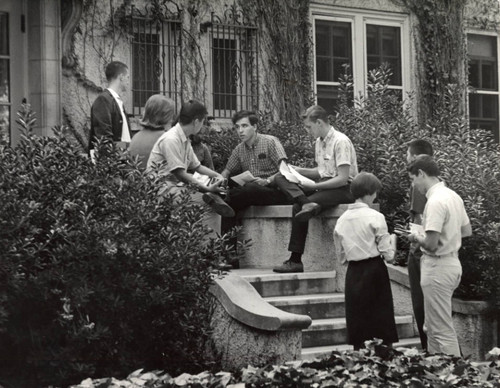 Harwood steps, Pomona College