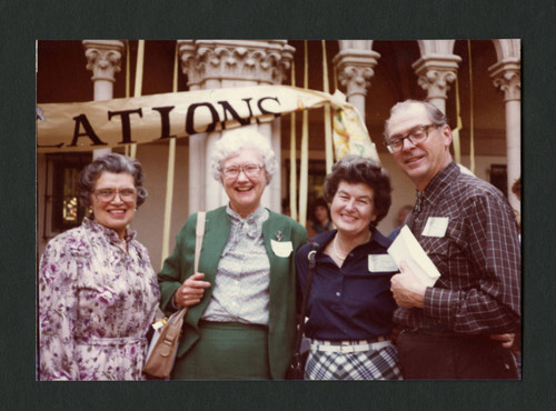 Guests of the 50th Birthday celebration for Denison Library, Scripps College