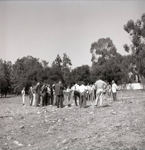 Platt Campus Center groundbreaking ceremony, Harvey Mudd College