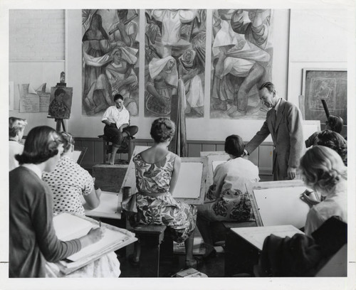 Drawing class, Scripps College