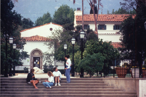 Toll Hall and Elizabeth Monroe Wood Steps