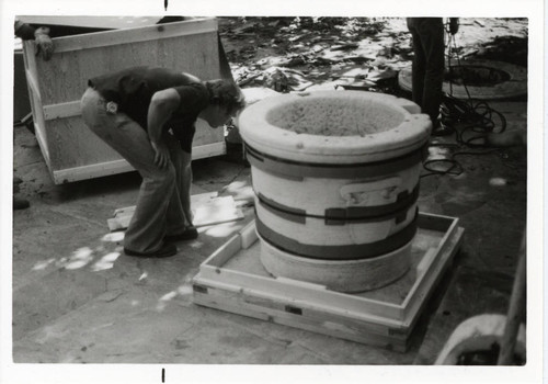 Restoration of Florentine wellhead, Scripps College