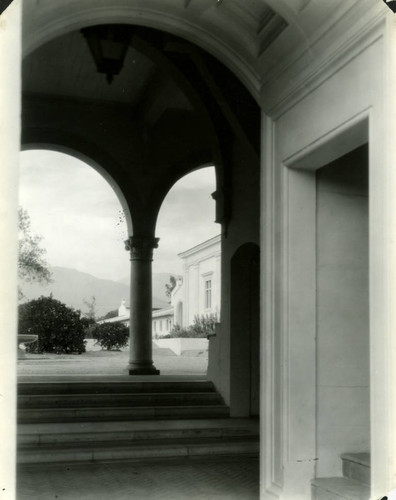 Clark Hall courtyard, Pomona College