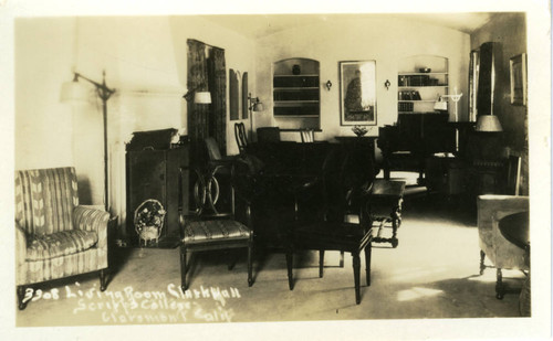 Clark Hall living room, Scripps College