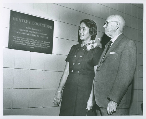 Huntley Bookstore dedication, Claremont University Consortium