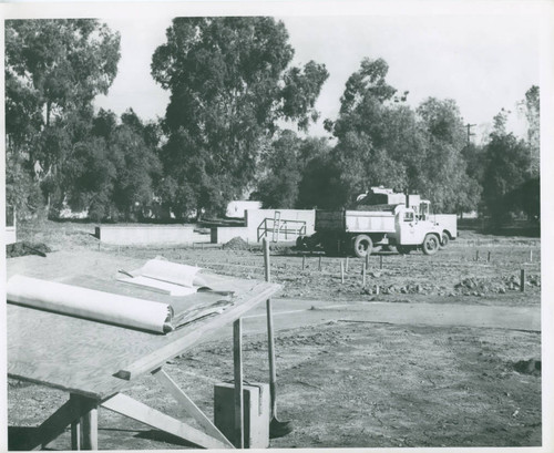 Construction site, Harvey Mudd College