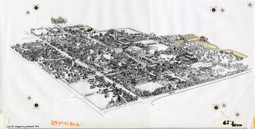 Map of campus, Pomona College