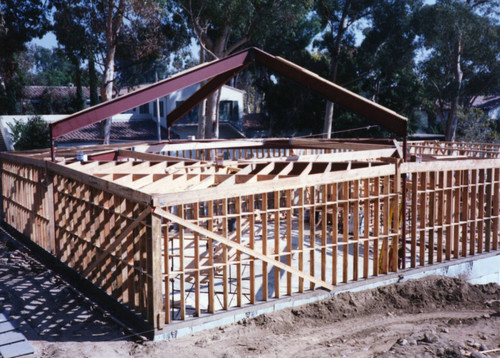 Construction of Millard Sheets Art Center