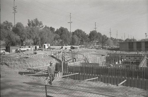 Marks Hall construction, Harvey Mudd College