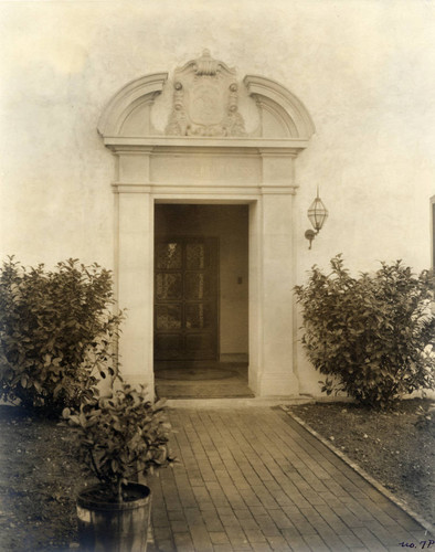 Dorsey Hall entrance, Scripps College