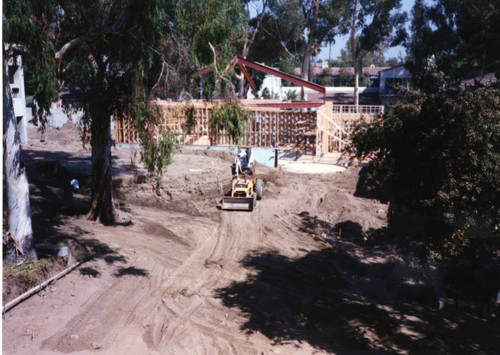 Construction of Millard Sheets Art Center