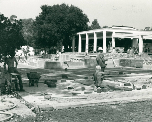 Construction site, Claremont McKenna College