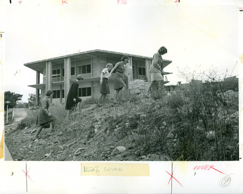 Fletcher Hall under Construction, Pitzer College