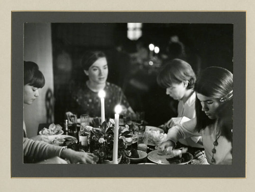 Dining by candlelight, Scripps College