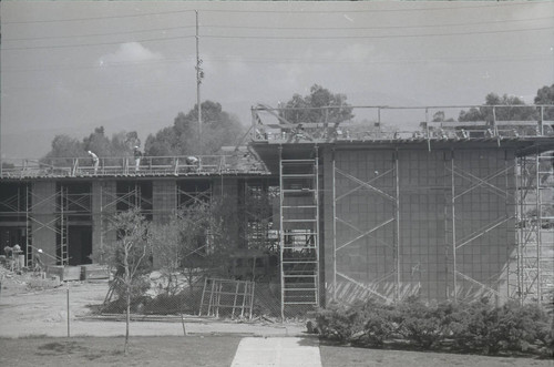 Marks Hall construction, Harvey Mudd College