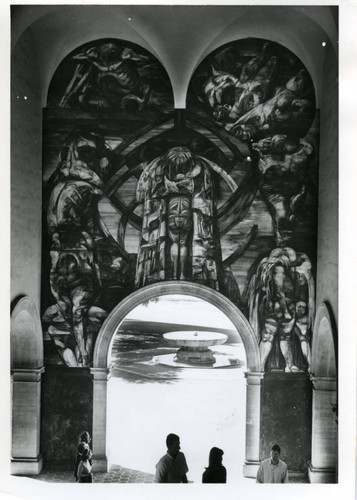 "Genesis" mural, Pomona College