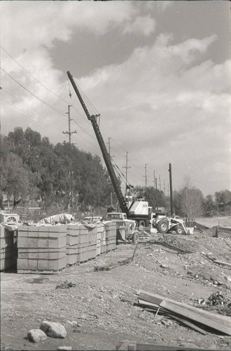 Marks Hall construction, Harvey Mudd College