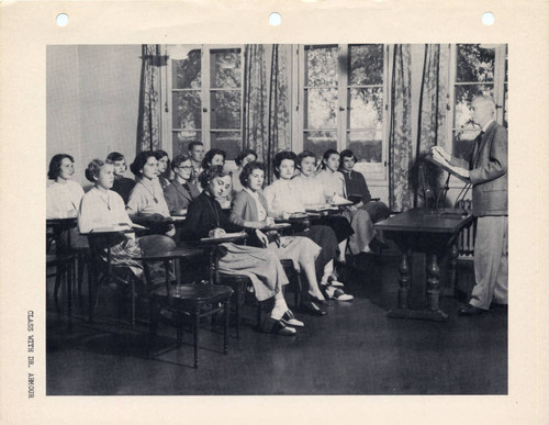 English class, Scripps College