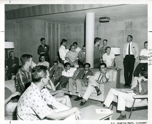 Student meeting, Harvey Mudd College