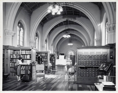 Main Reading Room of Denison Library, Scripps College