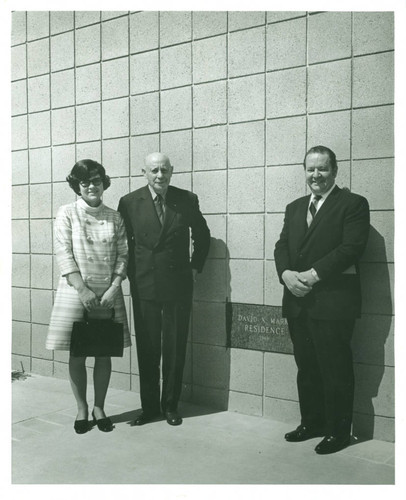 Marks Hall cornerstone laying ceremony, Harvey Mudd College